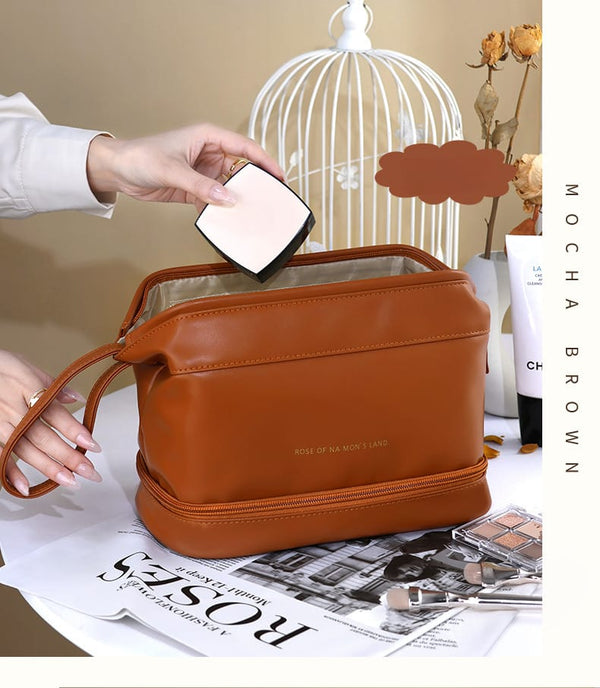 Large Double Layer Cosmetic Bag