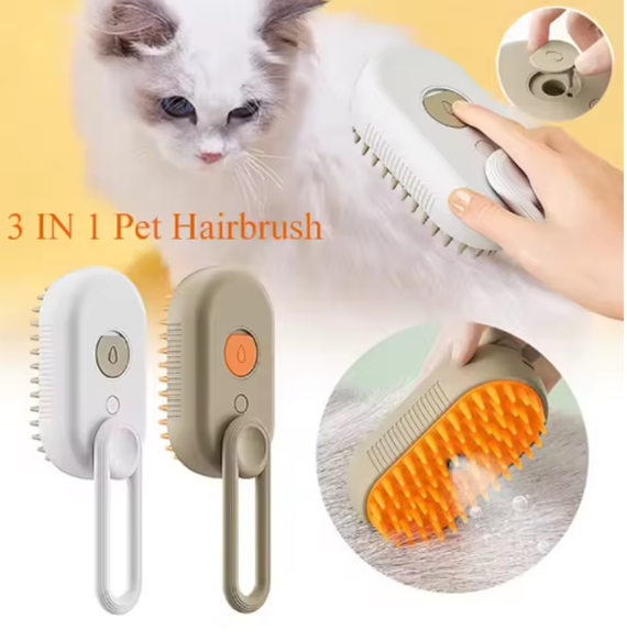 Dog Brush 3 In 1 Electric Spray Cat Hair Brushes